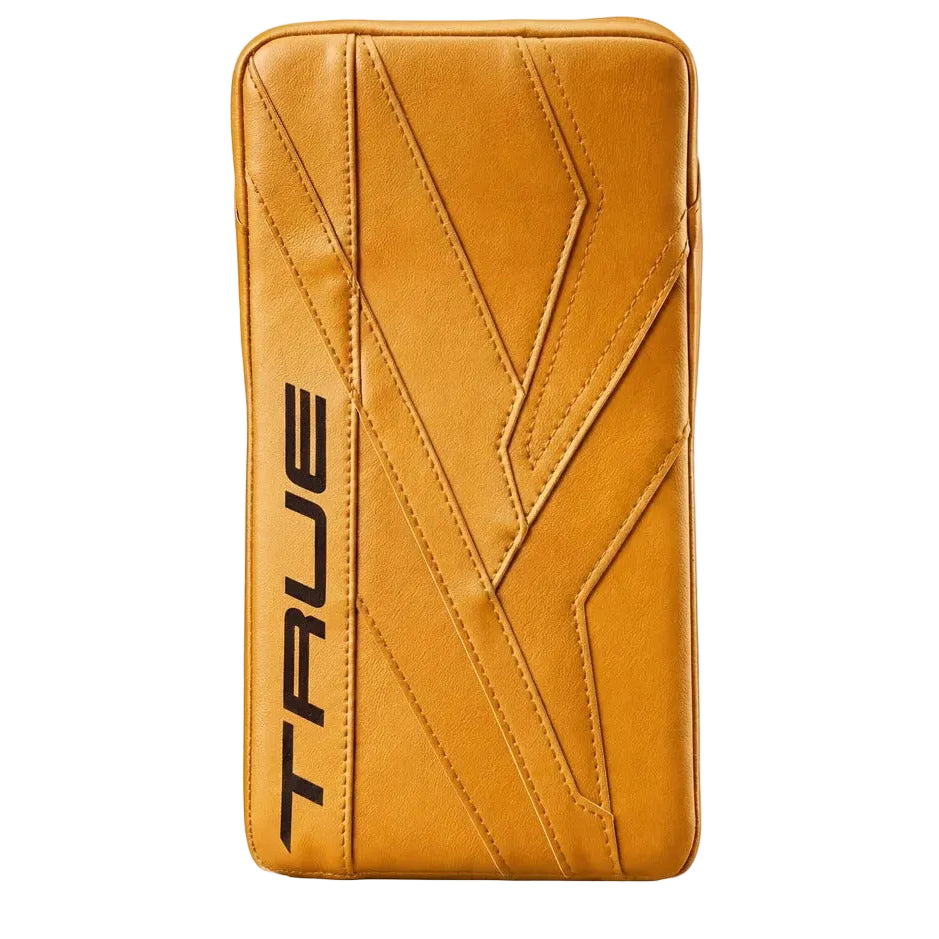 True Intermediate Catalyst 7X6 Hockey Goalie Blocker Yellow