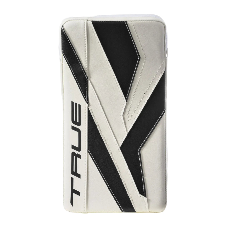 True Intermediate Catalyst 7X6 Hockey Goalie Blocker White/Black