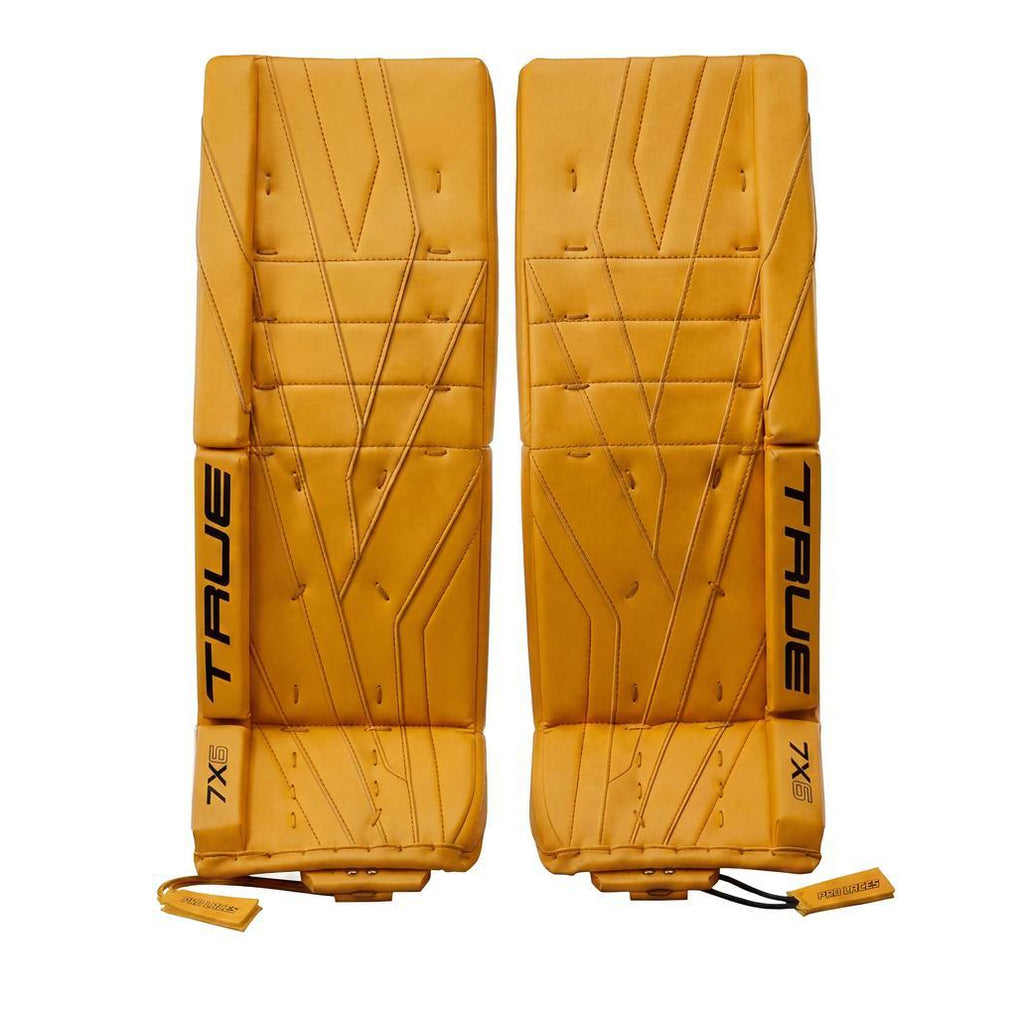 True Intermediate Catalyst 7X6 Hockey Goalie Pad Sport Gold