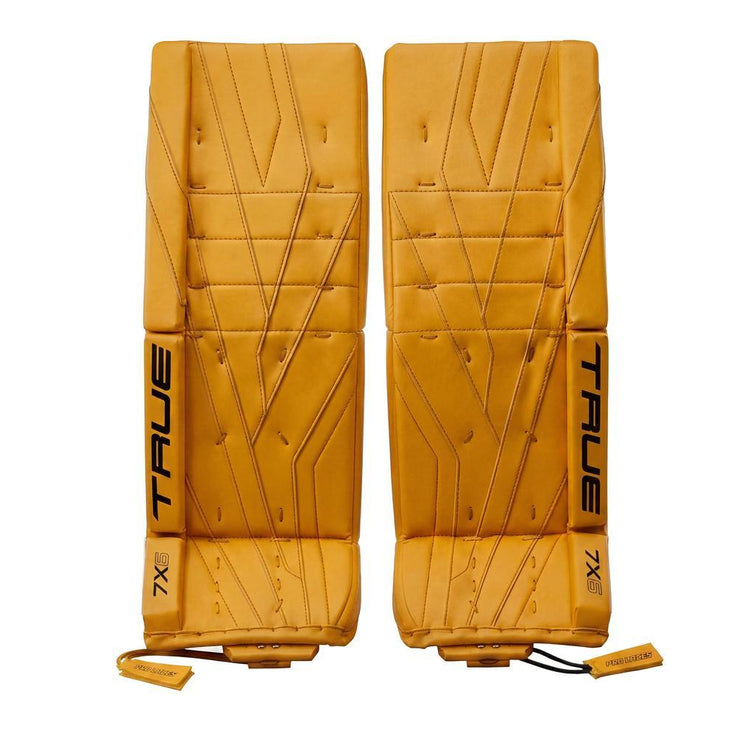 True Intermediate Catalyst 7X6 Hockey Goalie Pad Sport Gold