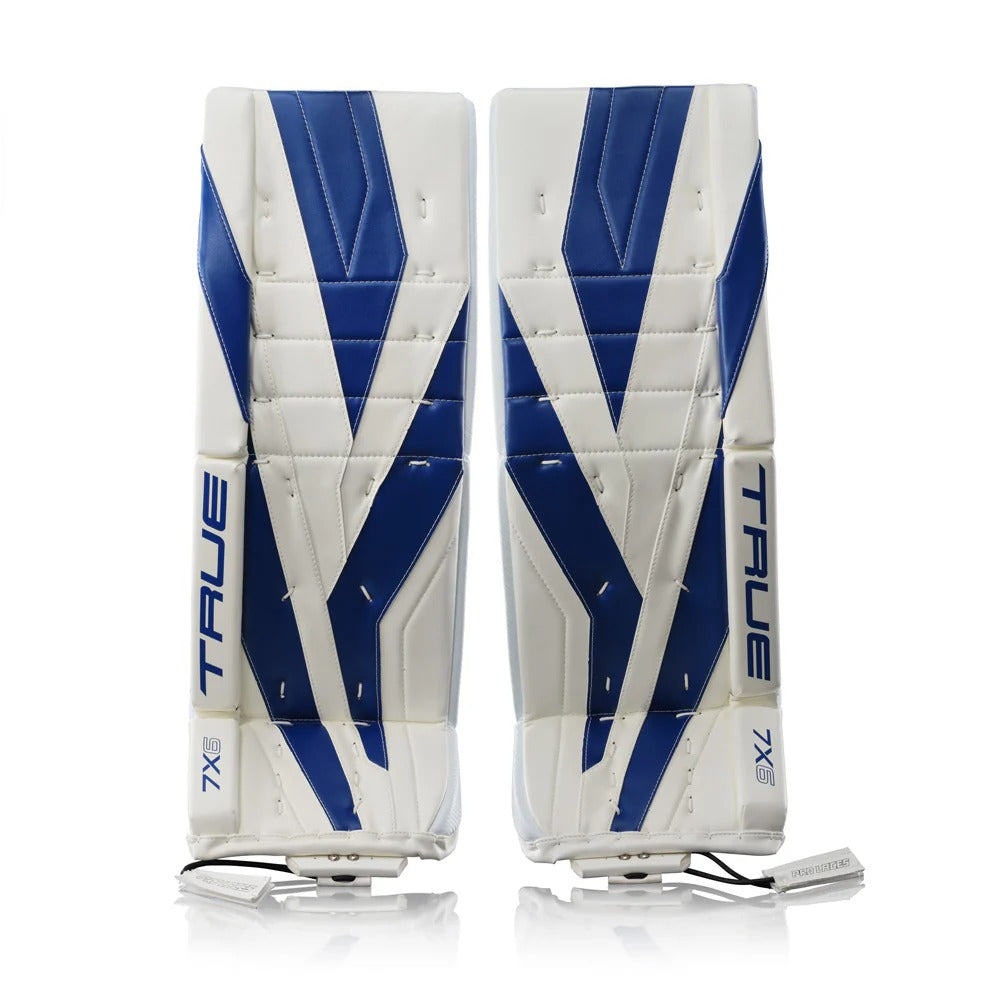 True Intermediate Catalyst 7X6 Hockey Goalie Pad White/Royal