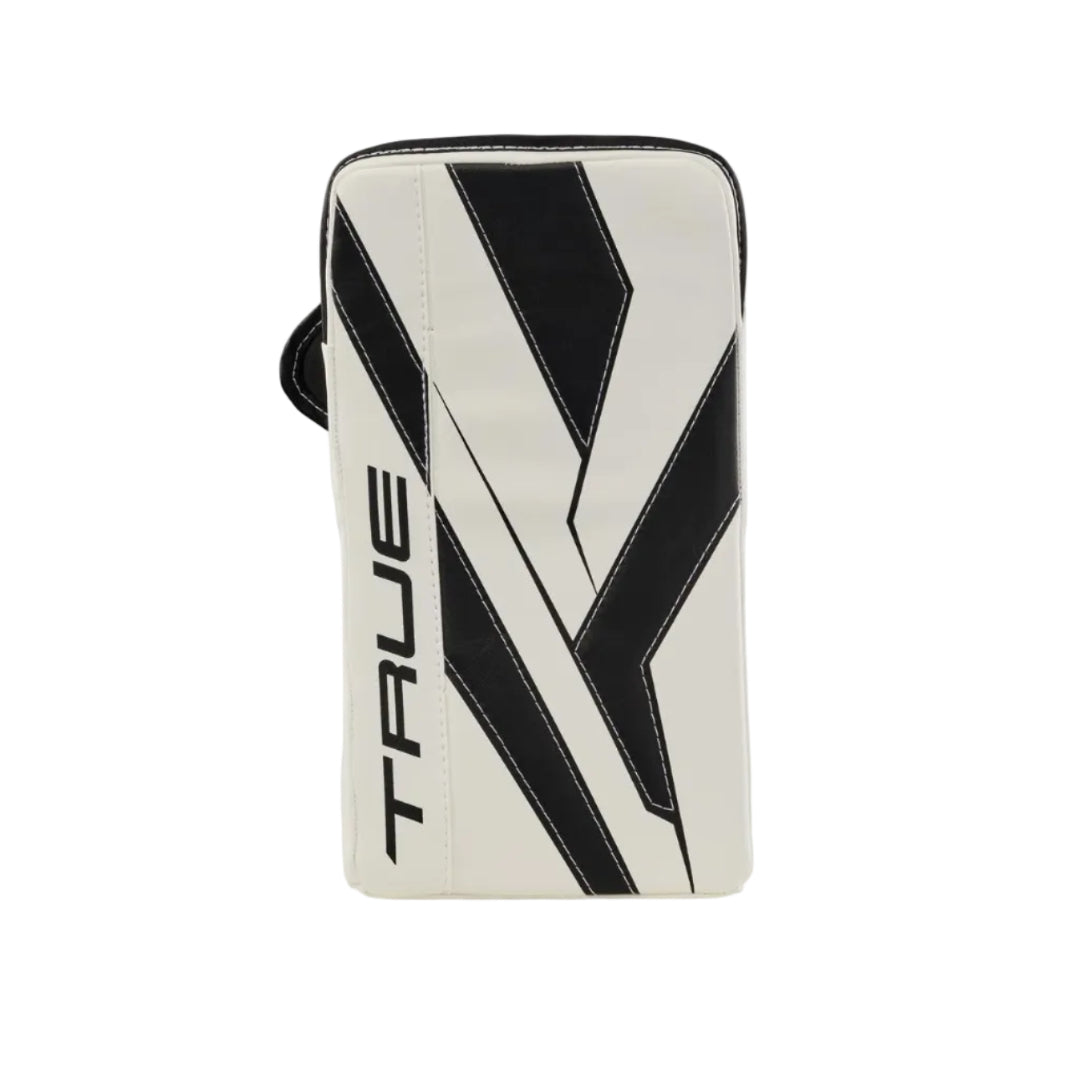 True Junior Catalyst Nitro Hockey Goalie Blocker White/Black