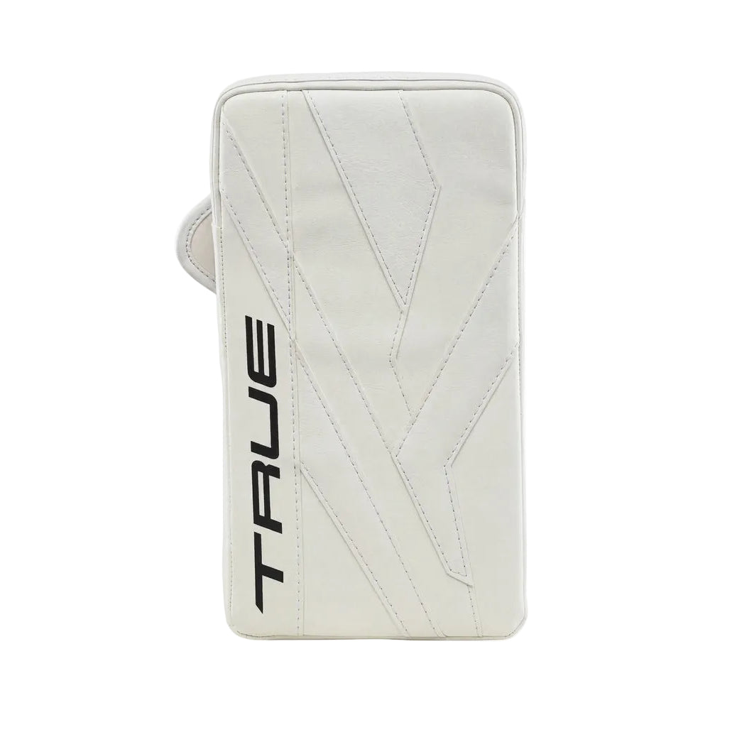 True Junior Catalyst Nitro Hockey Goalie Blocker White