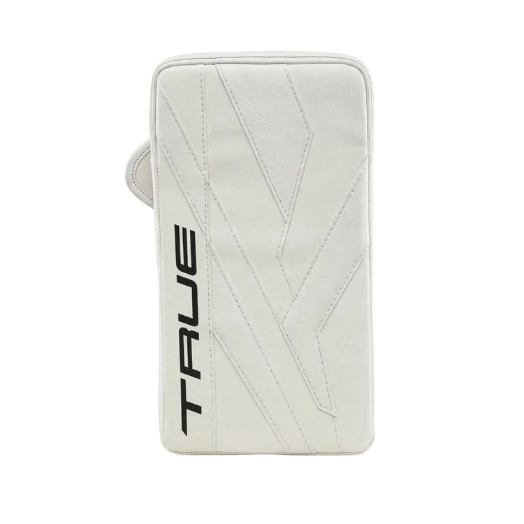 True Junior Catalyst Nitro Hockey Goalie Blocker White