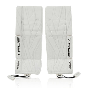 True Junior Catalyst Nitro Hockey Goalie Pad White