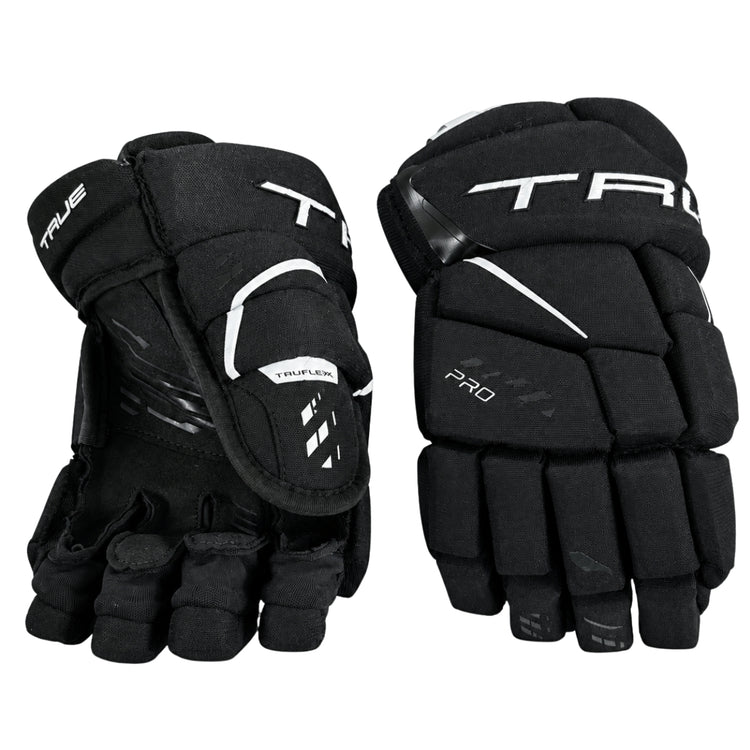 True Junior Catalyst Pro Hockey Player Gloves black
