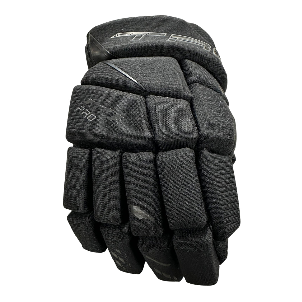 True Junior Catalyst Pro Hockey Player Gloves blackout