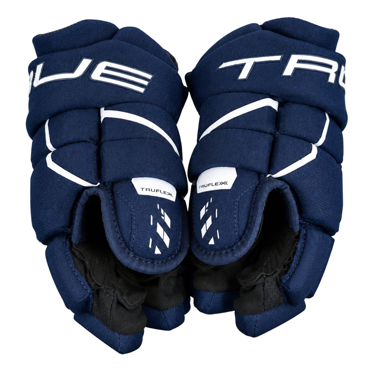True Junior Catalyst Pro Hockey Player Gloves navy