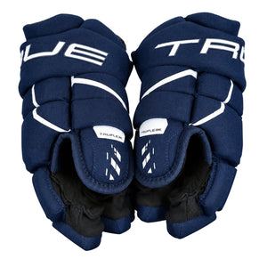True Junior Catalyst Pro Hockey Player Gloves navy