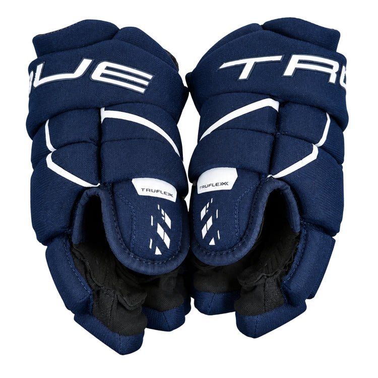 True Junior Catalyst Pro Hockey Player Gloves navy