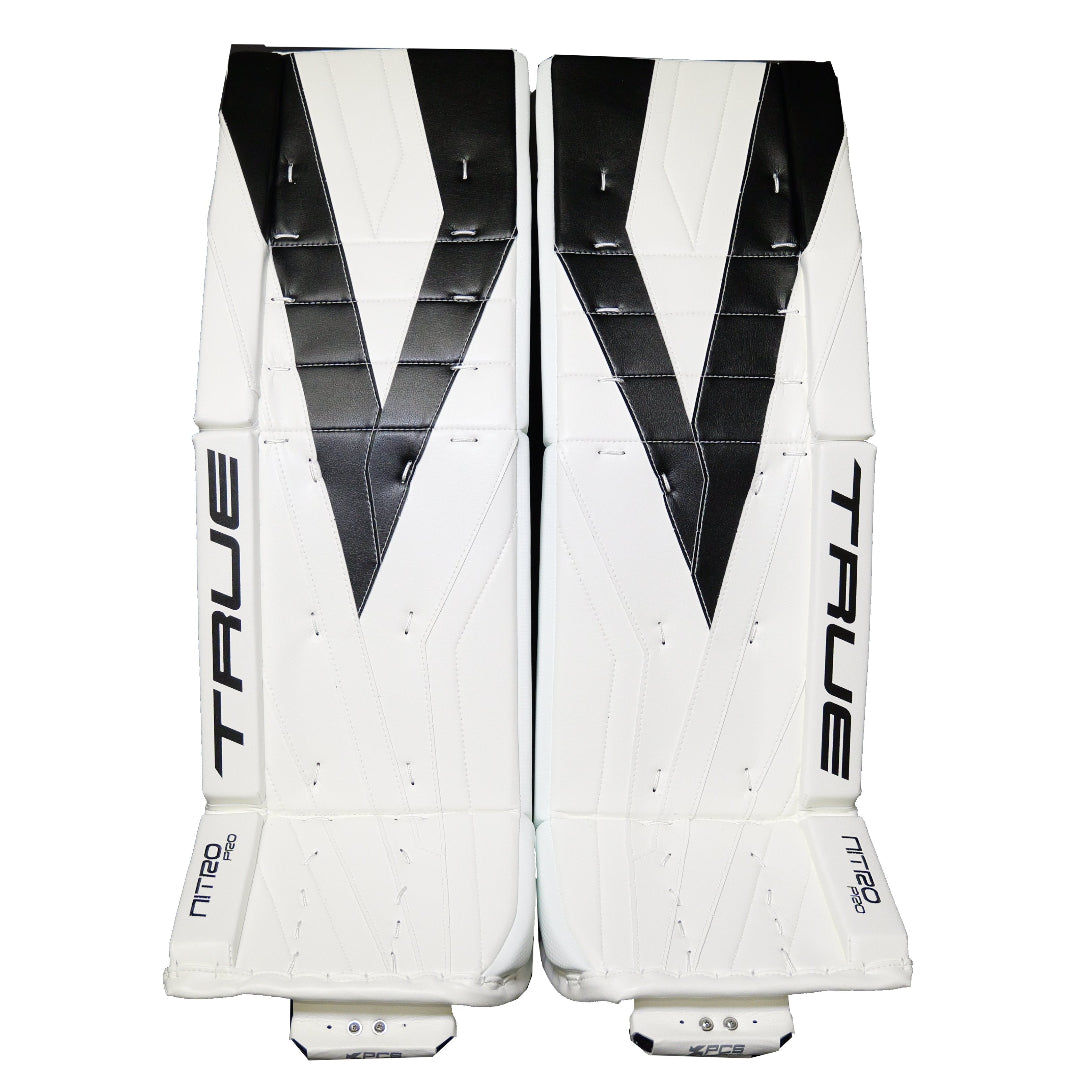 True Senior Catalyst Nitro Pro Hockey Goalie Pad White/Black