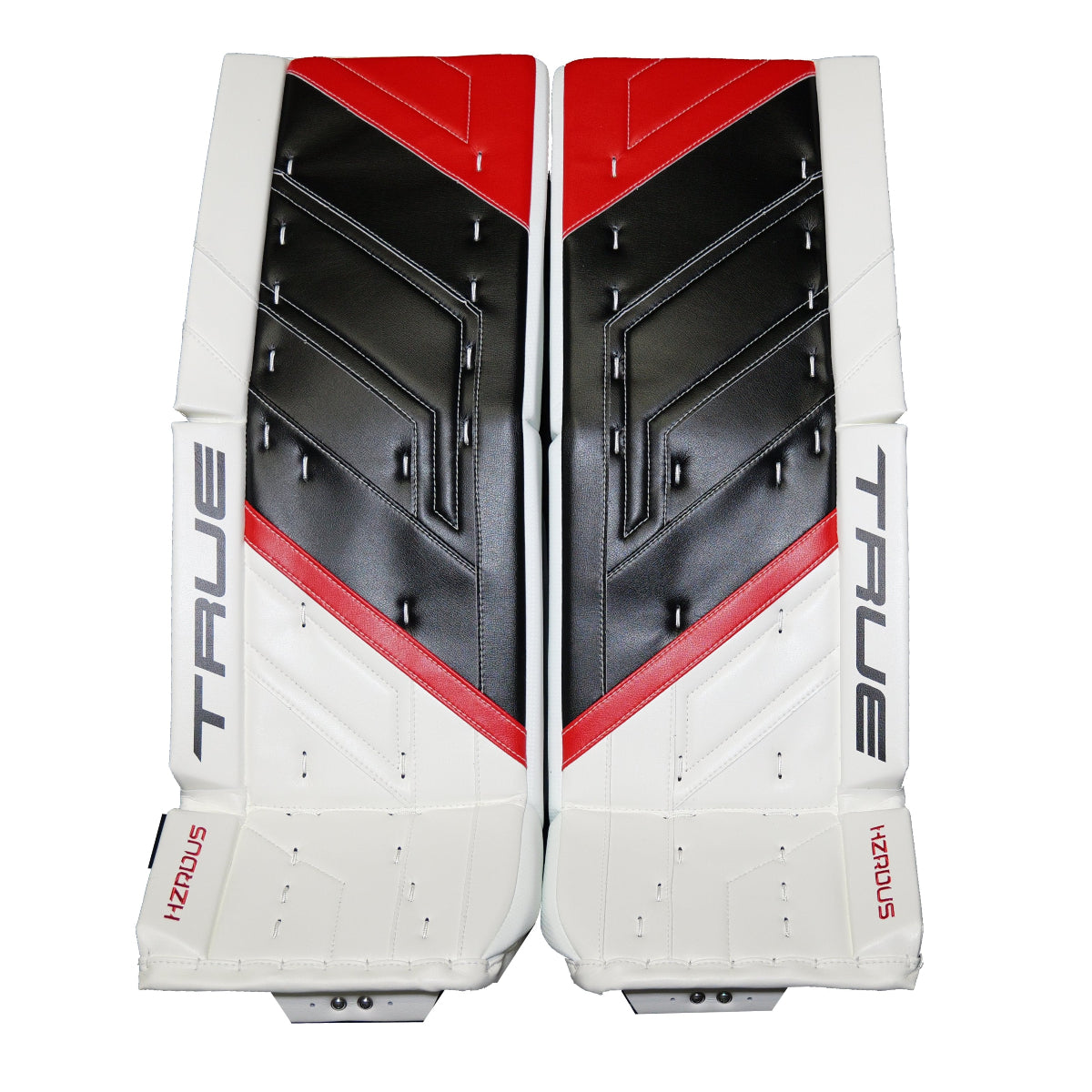 True Lefevre Senior HZRDUS PX4 Hockey Goalie Pad White Black Red