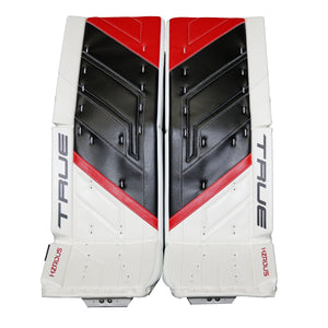 True Lefevre Senior HZRDUS PX4 Hockey Goalie Pad White Black Red