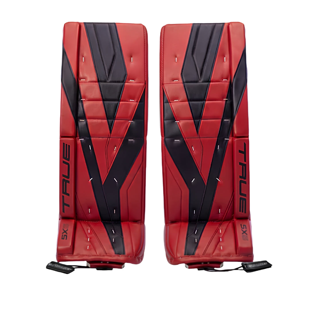 True Senior Catalyst 5X6 Hockey Goalie Pad black/red