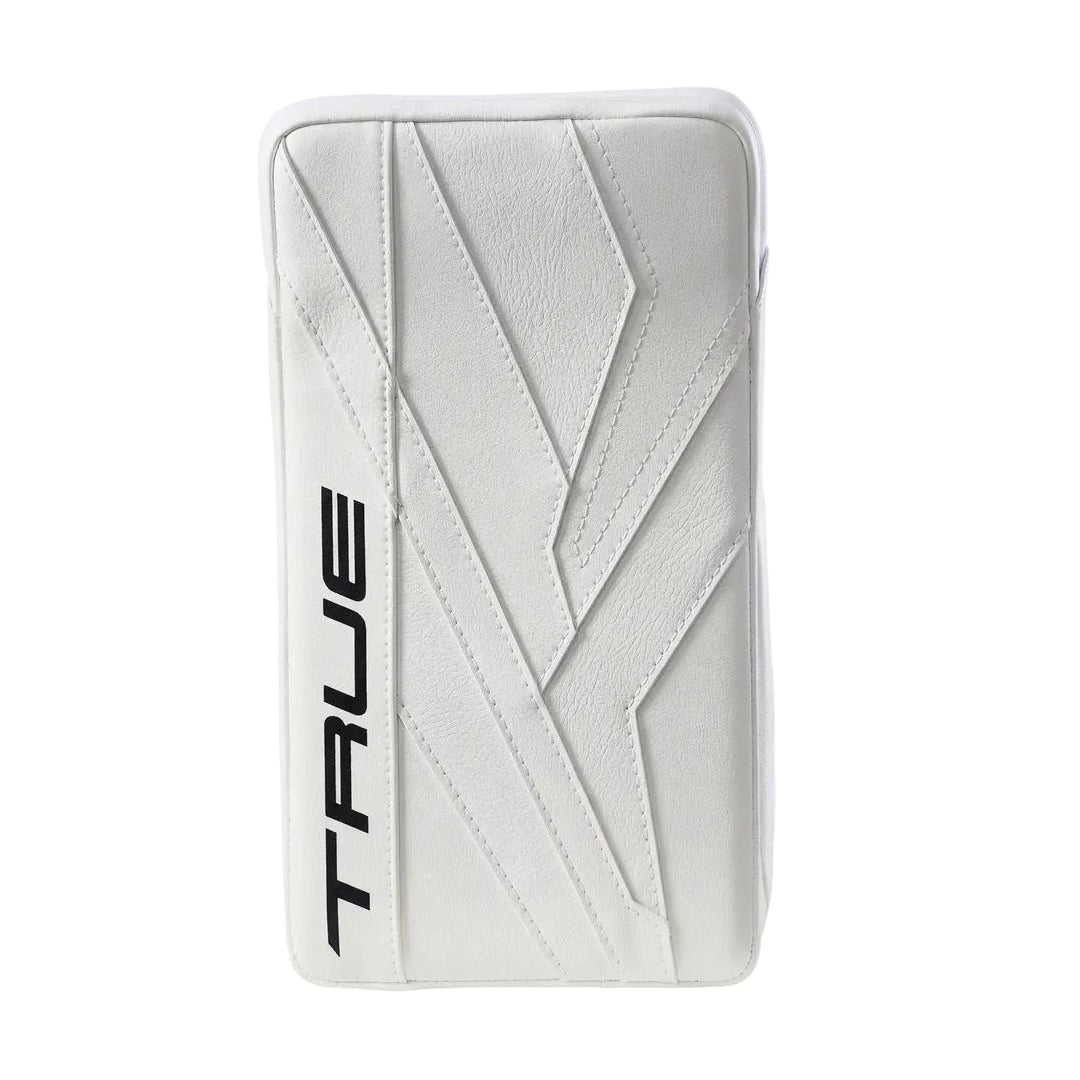 True Senior Catalyst 7X6 Hockey Goalie Blocker White