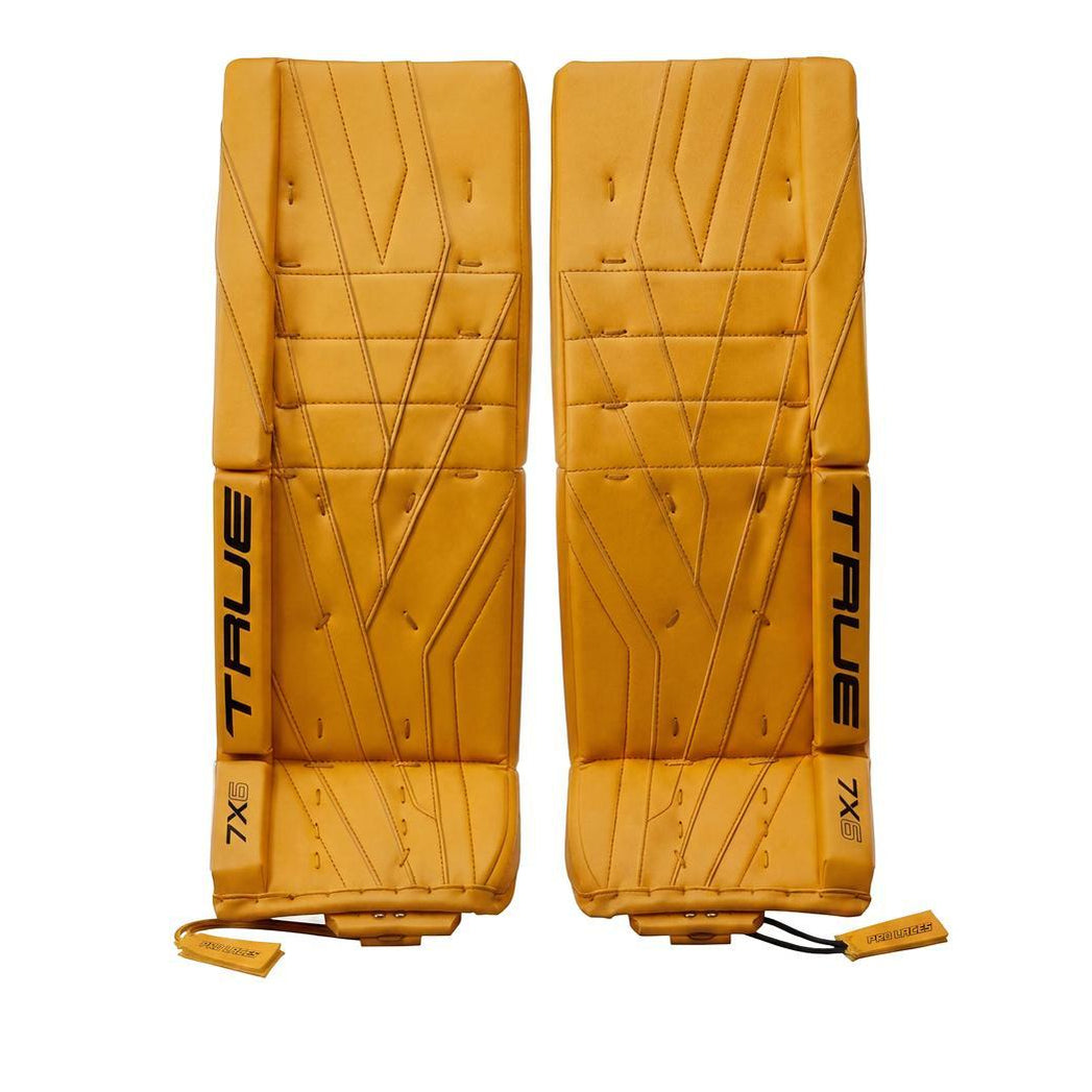 True Senior Catalyst 7X6 Hockey Goalie Pad Sport Gold