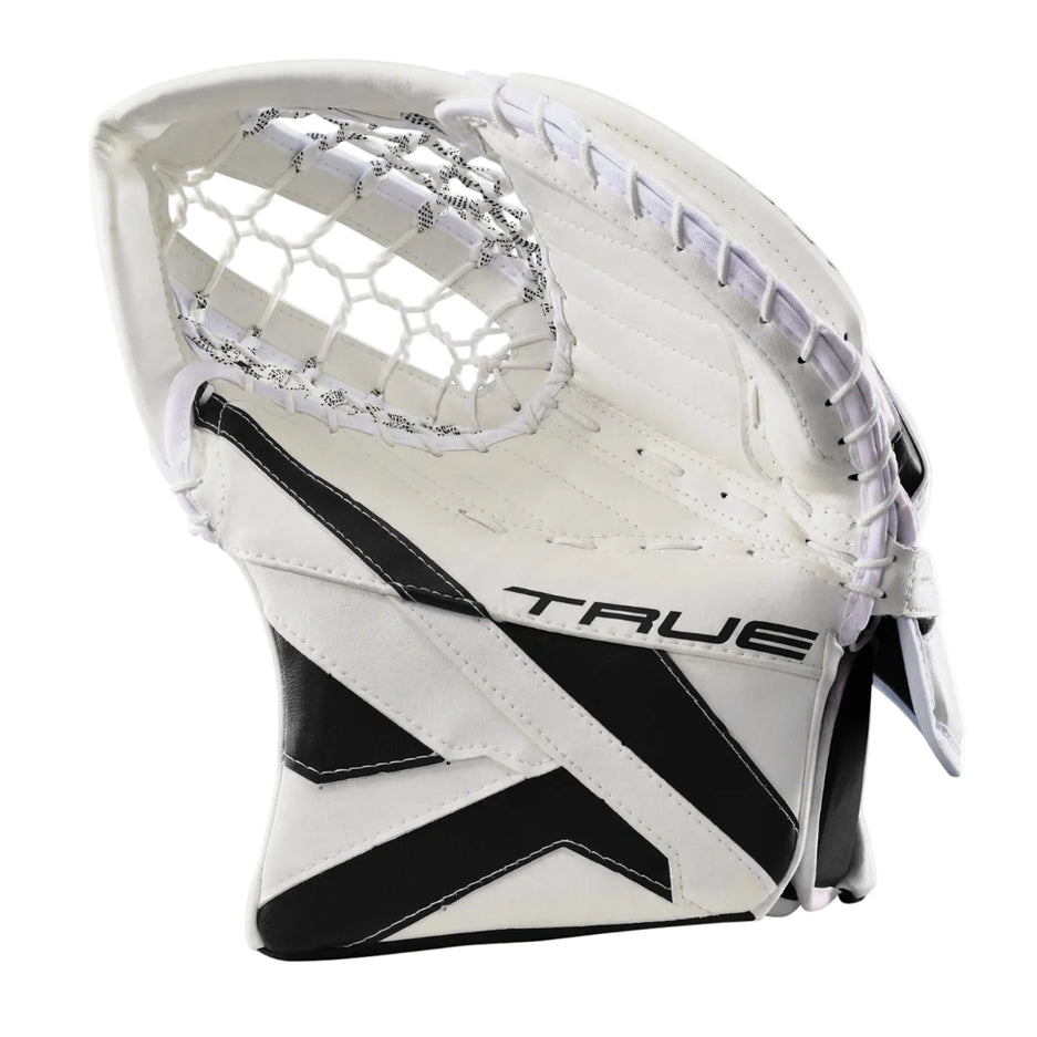 True Senior Catalyst 7X6 Hockey Goalie Trapper White/Black