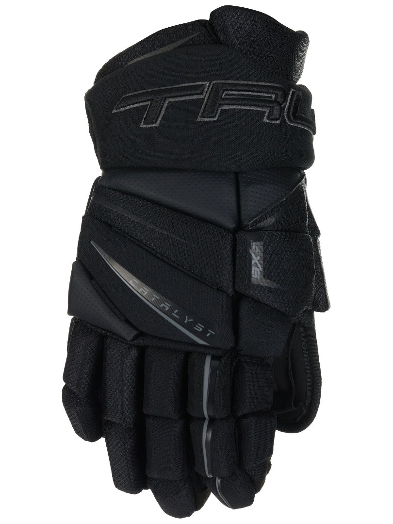 True Senior Catalyst 9X5 Hockey Player Gloves blackout
