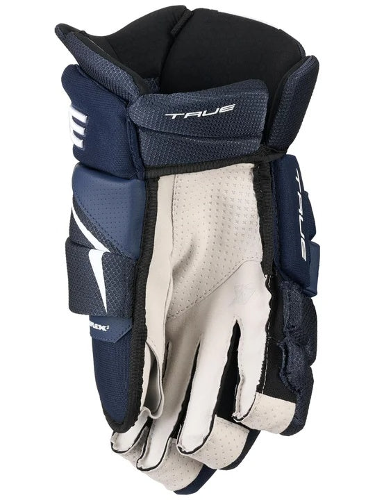 True Senior Catalyst 9X5 Hockey Player Gloves navy blue