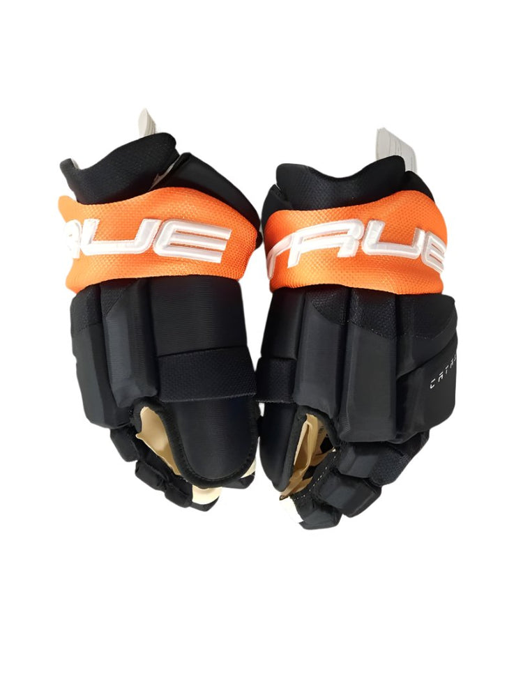 True Senior Catalyst Anatomical Fit Custom Hockey Player Gloves Black/Orange
