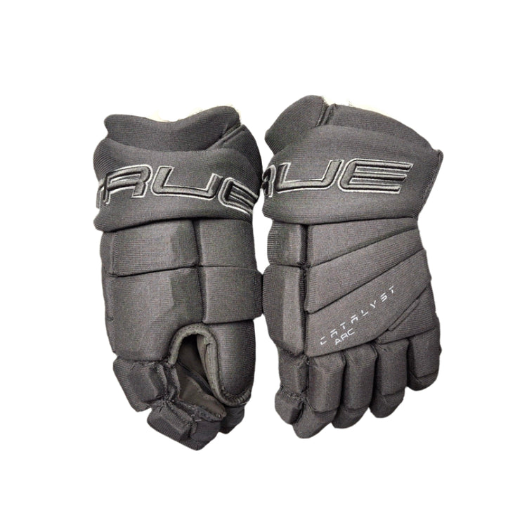 True Senior Catalyst Arc Hockey Player Gloves blackout