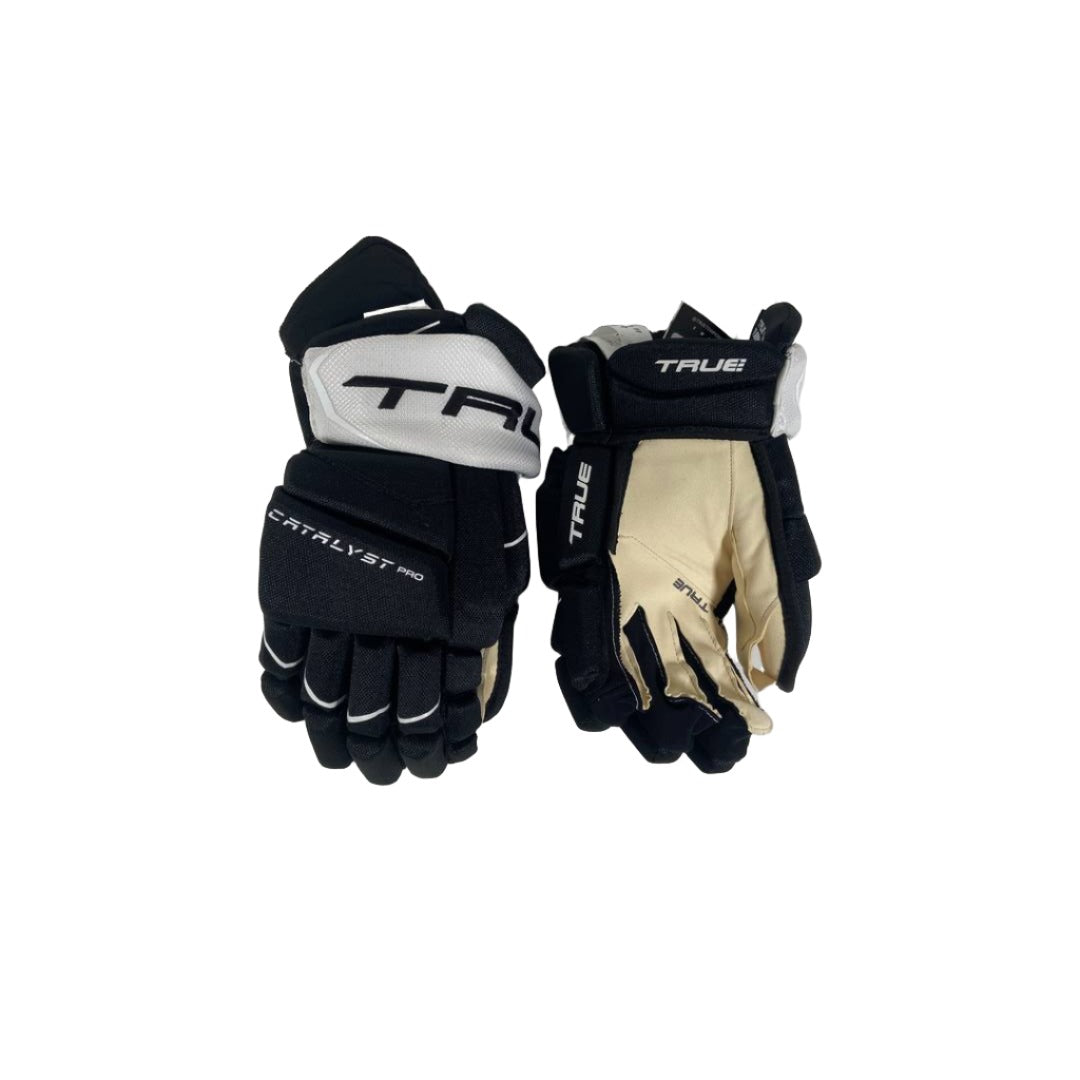 True Senior Catalyst Pro Anatomical Hockey Player Gloves Black