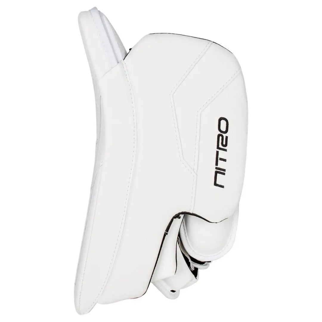 True Senior Catalyst Nitro Hockey Goalie Blocker white