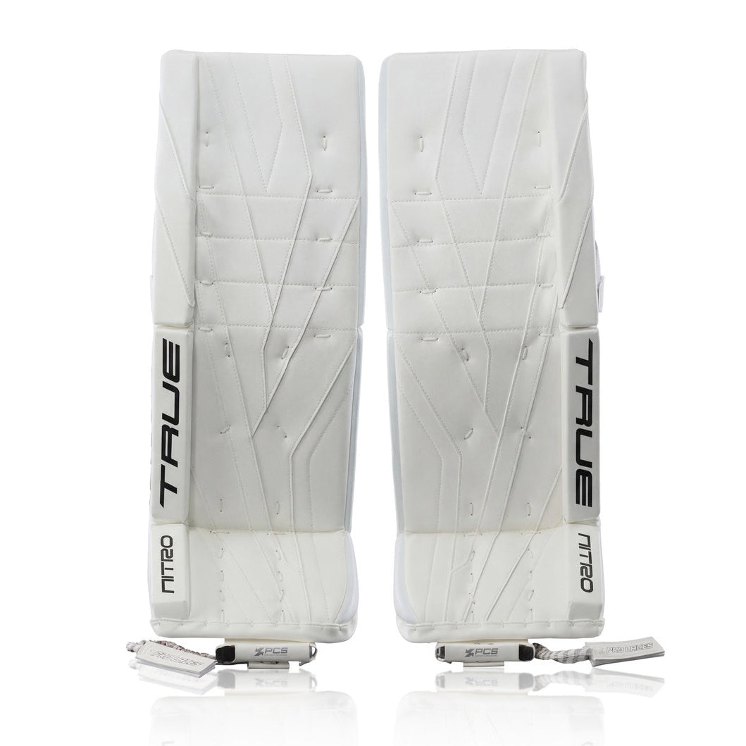 True Senior Catalyst Nitro Hockey Goalie Pad White