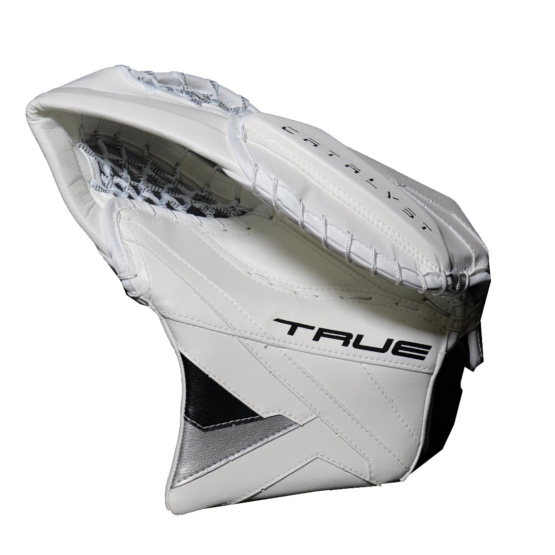 True Senior Catalyst Nitro Pro Hockey Goalie Trapper White/Black/Silver