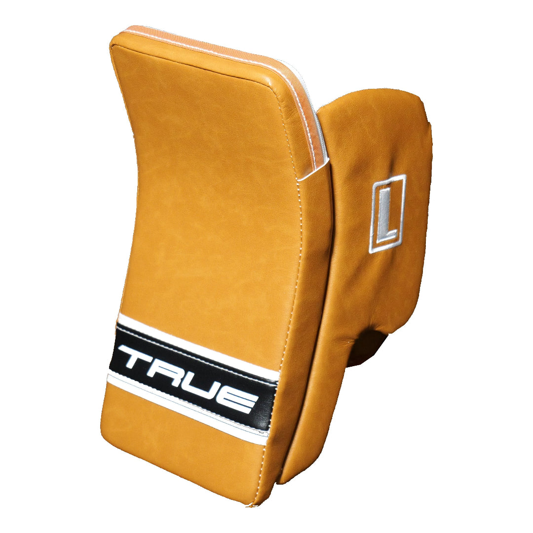 True Senior Catalyst Nitro Pro L87 Hockey Goalie Blocker Camel/Black/White