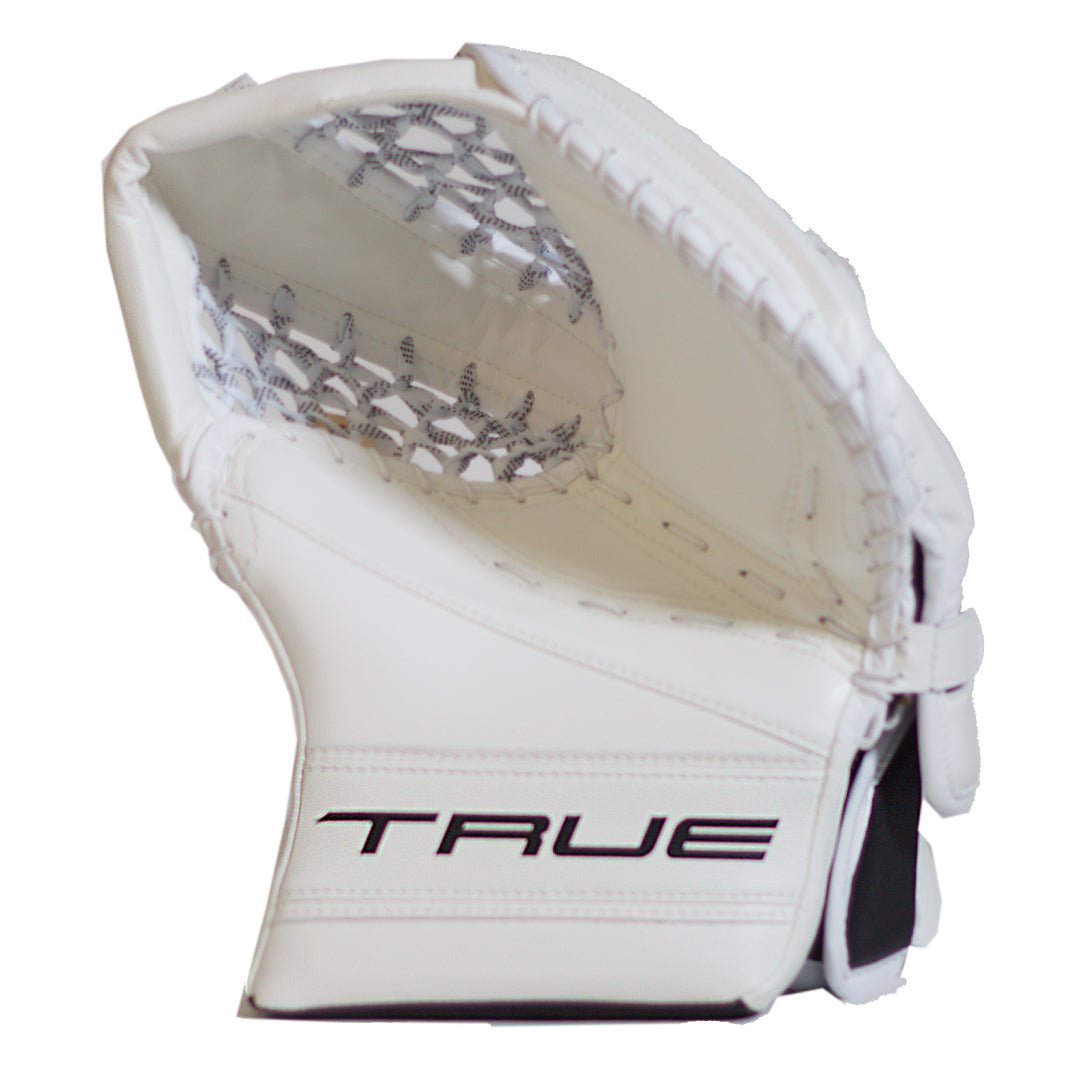 True Senior Catalyst Nitro Pro L87 Hockey Goalie Trapper White