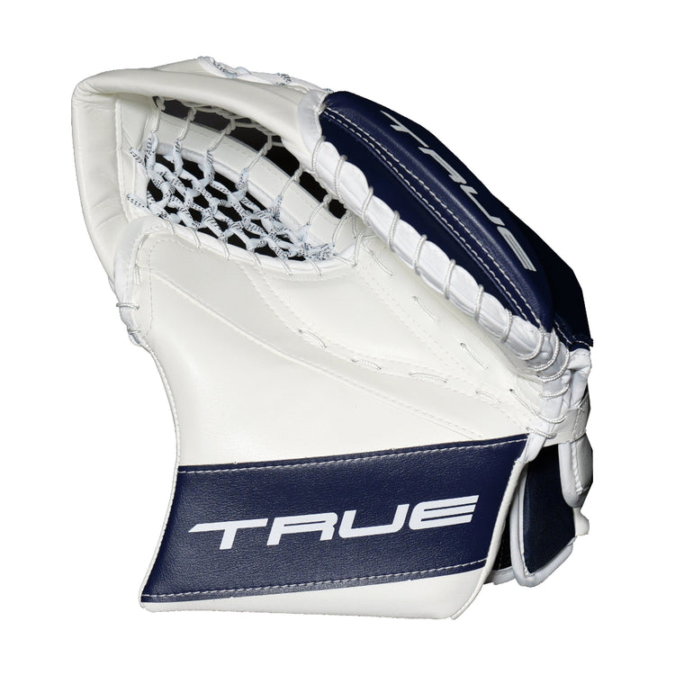 True Senior HZRDUS PX4-L95 Hockey Goalie Trapper White Navy