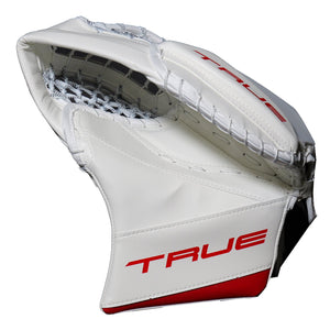 True Senior HZRDUS PX4-L95 Hockey Goalie Trapper White Red