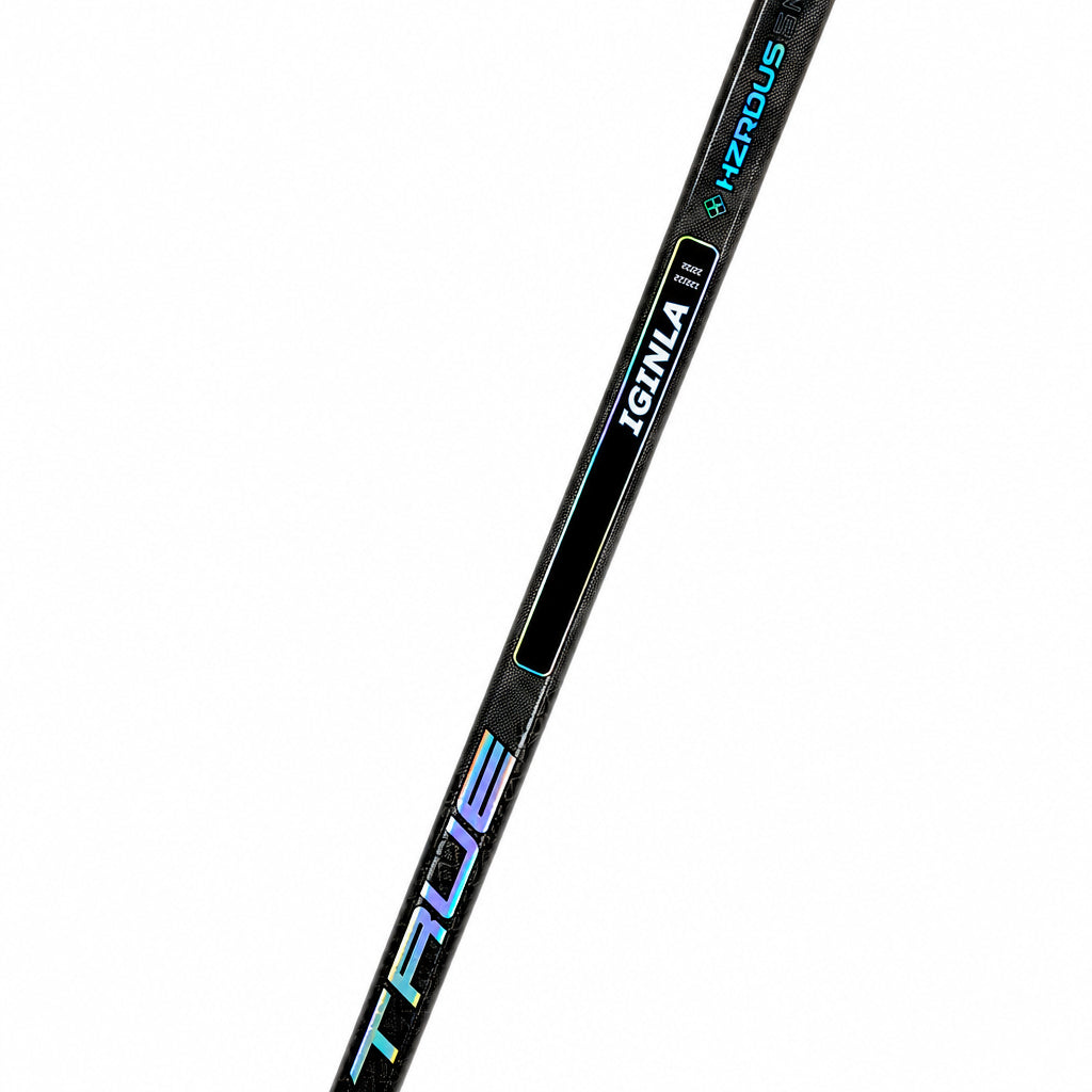 True Senior HZRDUS Smoke Custom Edmonton Oil Kings Hockey Stick black blue