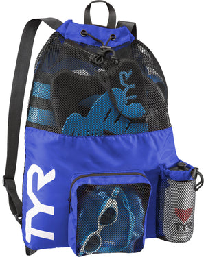 TYR Big Mesh Mummy Swim Backpack Royal