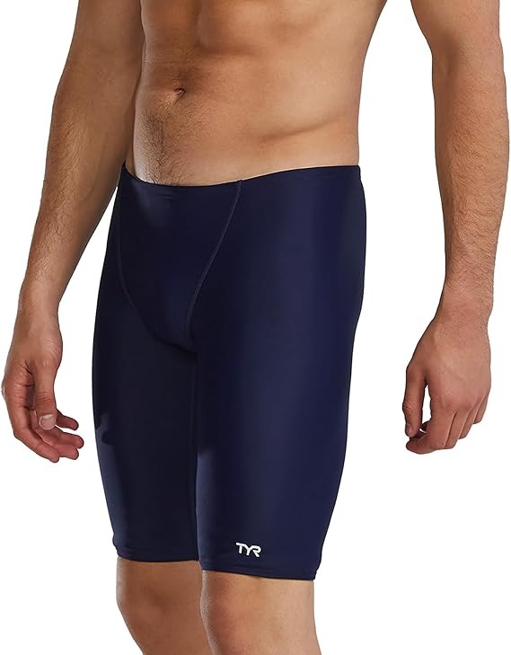 TYR Men's Durafast Swim Jammer Navy