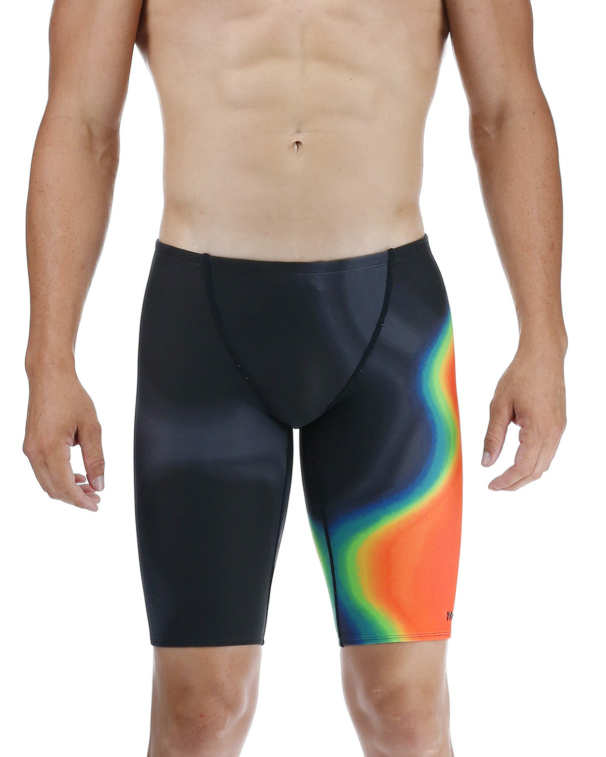 TYR Men's Surge Swim Jammer Multi Warm