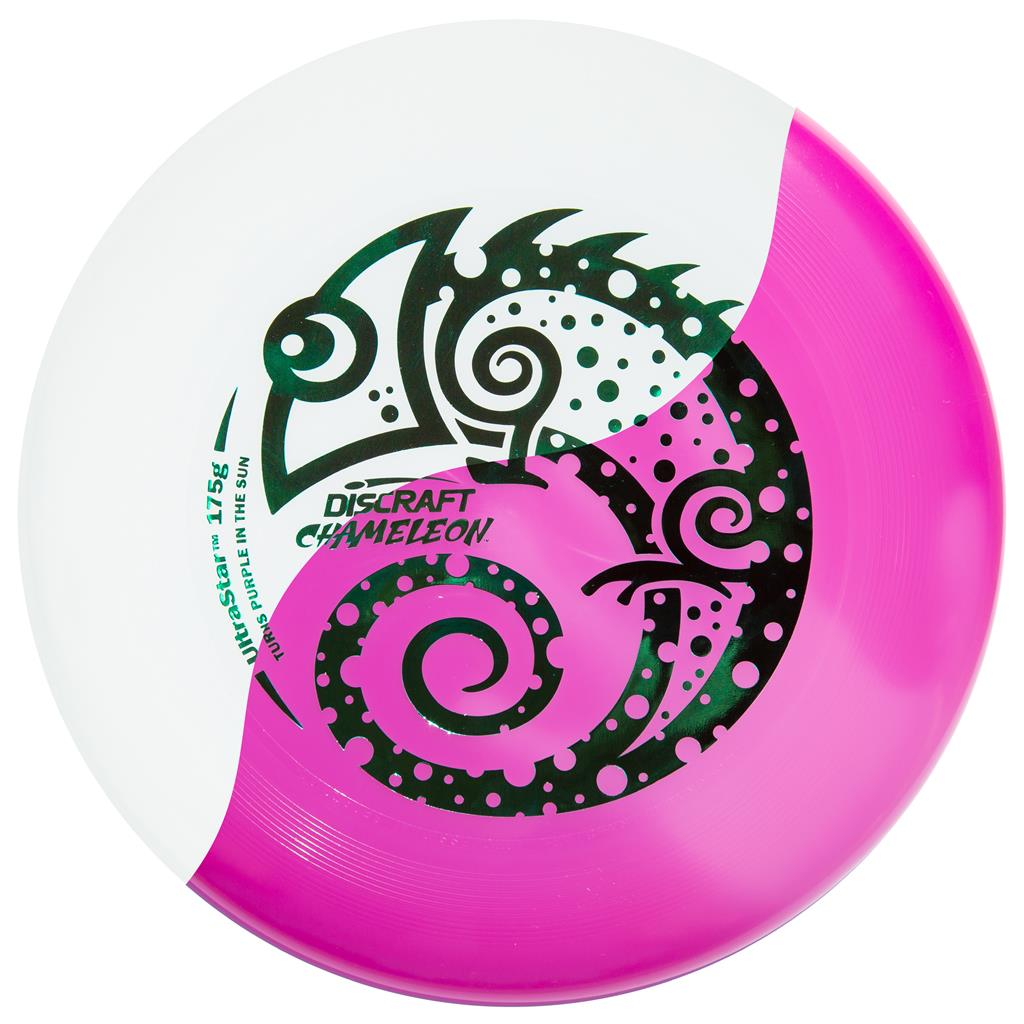 Discraft Ultra Star 175G ultimate Frisbee ultra violet pink white