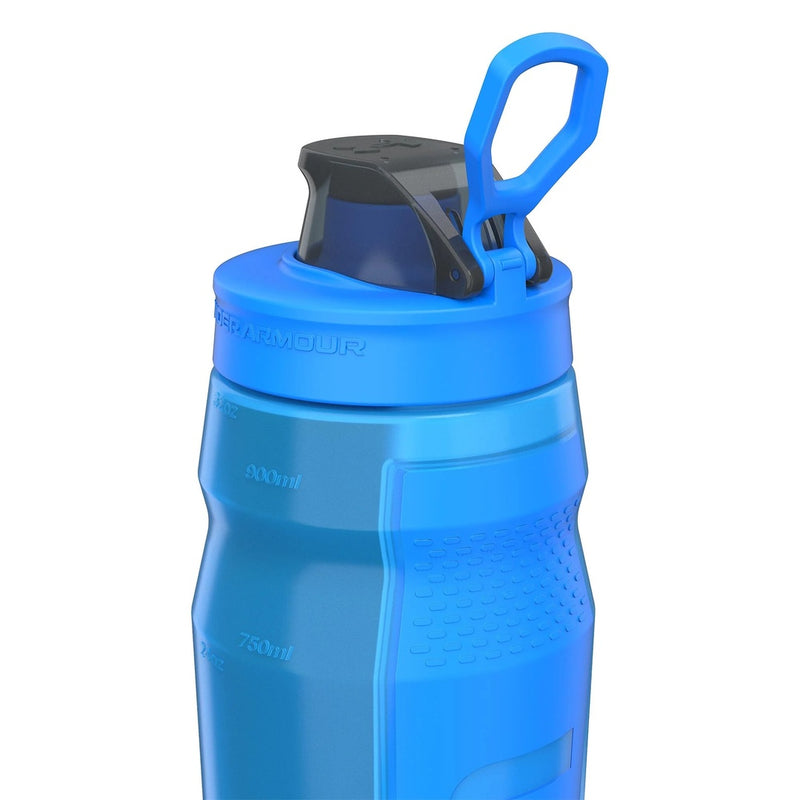 Under Amour Playmaker Squeeze Water Bottle 32 oz electric blue