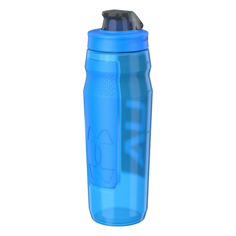 Under Amour Playmaker Squeeze Water Bottle 32 oz electric blue