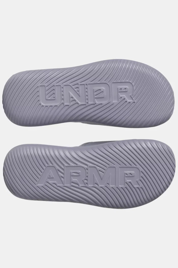 Under Armour Boy's Ignite Pro 8 Slide Sandals titan grey black