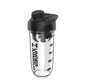 Under Armour Clarity Shaker Bottle 24 oz clear black