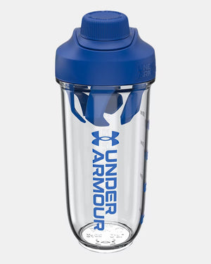 Under Armour Clarity Shaker Bottle 24 oz clear royal blue