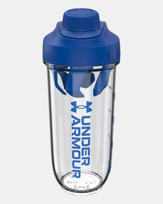 Under Armour Clarity Shaker Bottle 24 oz clear royal blue