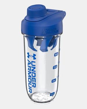 Under Armour Clarity Shaker Bottle 24 oz clear royal blue