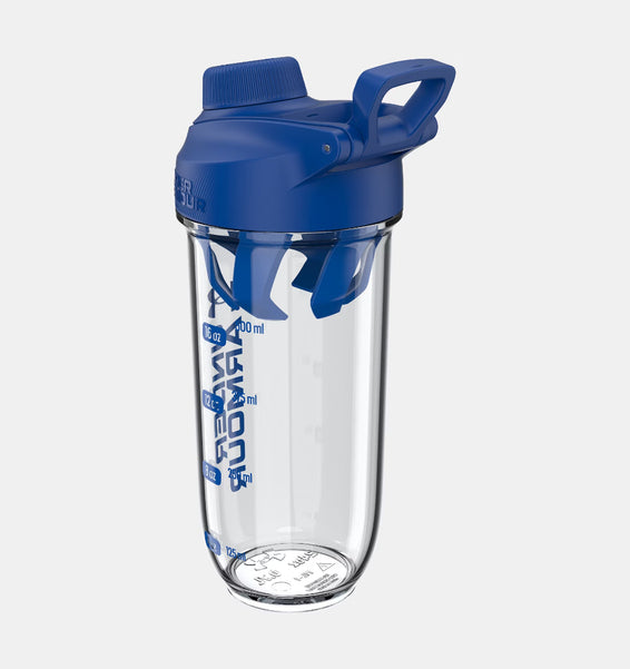 Under Armour Clarity Shaker Bottle 24 oz clear royal blue