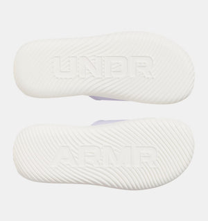 Under Armour Girl's Ignite Pro 8 Slides Sandal salt purple white quartz
