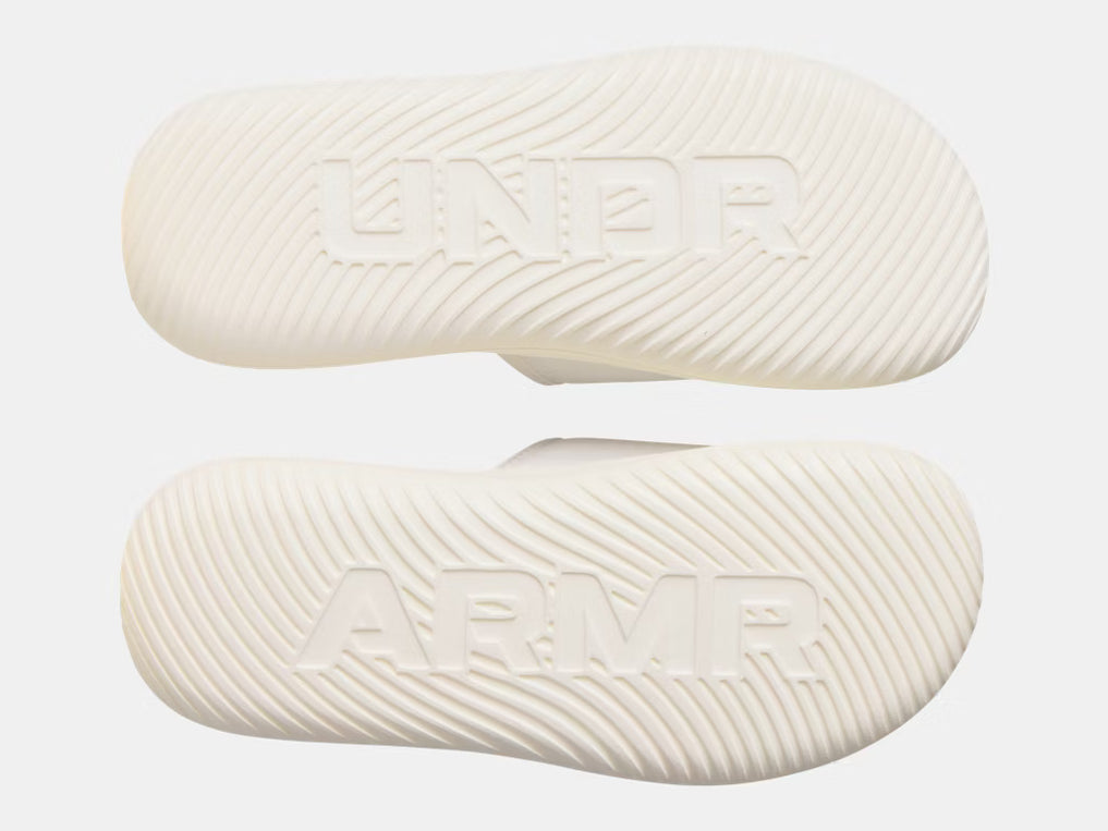 Under Armour Girl's Ignite Pro 8 Slide Sandals white quartz pink