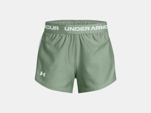 Under Armour Girls Tech Play Up Shorts Silica Green
