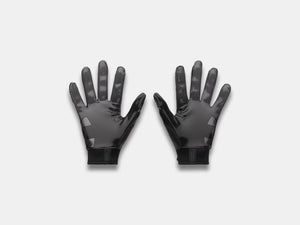 Under Armour Junior Blur Football Receiver Gloves black/ metal